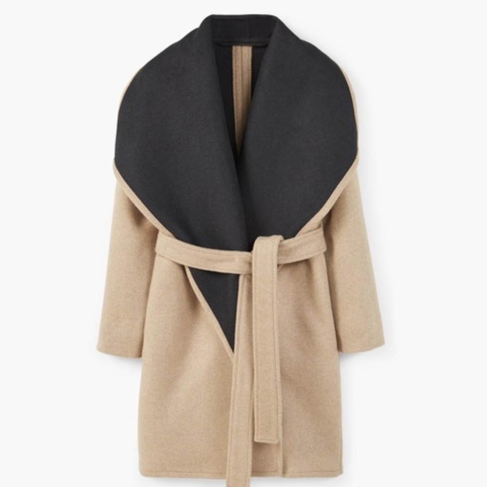 MANGO WOOL BLEND COAT NWT